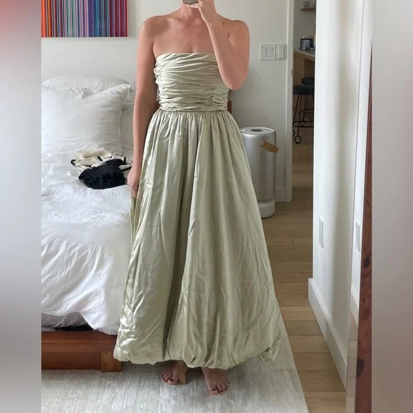 REFORMATION Elspeth Dress in Dried Herbs 10